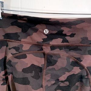 Lululemon Invigorate High-Rise Tight 25" Camo Brown Earth